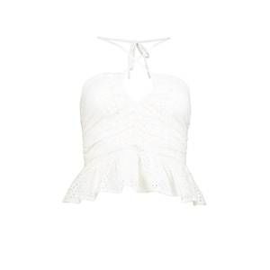 bishop + young | Tops | New Bishop Young Aeries Halter Top In White |  Poshmark